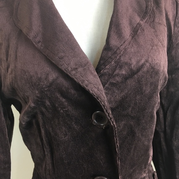 ⭐️Velvet Stunning Brown Blazer Size Medium⭐️ - Picture 4 of 5